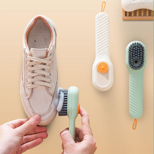 Multifunctional Liquid Shoe Cleaning Brush with Soap Dispenser